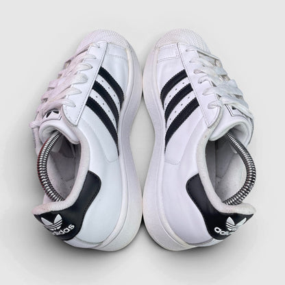 Adidas Superstar II Cloud White Black, buty sportowe damskie w bardzo dobrym stanie rozmiar 38, widok z góry