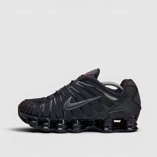 Nike Shox TL Metallic Hematite, buty sportowe męskie w bardzo dobrym stanie rozmiar 44, boczny profil, lewa strona