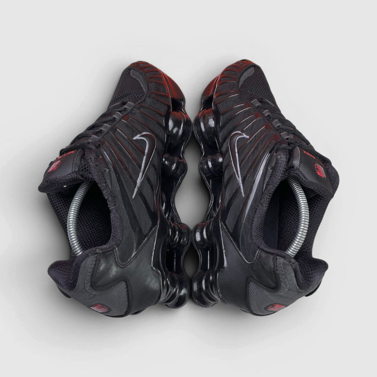 Nike Shox TL Metallic Hematite, buty sportowe męskie w bardzo dobrym stanie rozmiar 44, widok z góry