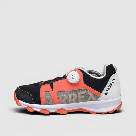 Adidas Terrex Agravic Boa, buty sportowe damskie w bardzo dobrym stanie rozmiar 40, boczny profil, lewa strona
