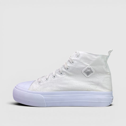 Kappa Platform High Tops — buty sportowe damskie w bardzo dobrym stanie rozmiar 39, boczny profil, lewa strona