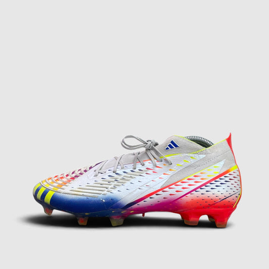 Adidas Edge Predator — buty sportowe męskie w bardzo dobrym stanie rozmiar 44 2/3, boczny profil, lewa strona