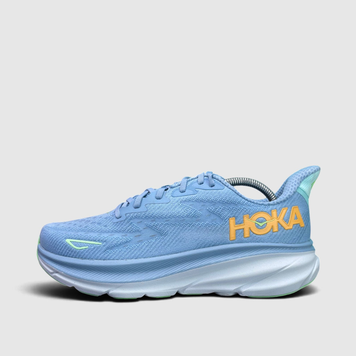 Hoka Clifton 9 — buty sportowe męskie nowe rozmiar 44 2/3, boczny profil, lewa strona