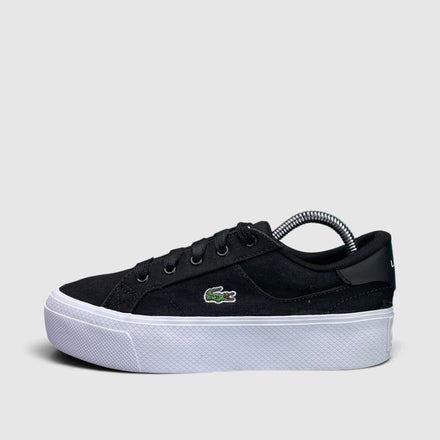 Lacoste Ziane Platform, buty sportowe damskie w bardzo dobrym stanie rozmiar 37.5, boczny profil, lewa strona