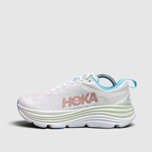 Hoka Gaviota 5, buty sportowe damskie nowe rozmiar 40, boczny profil, lewa strona