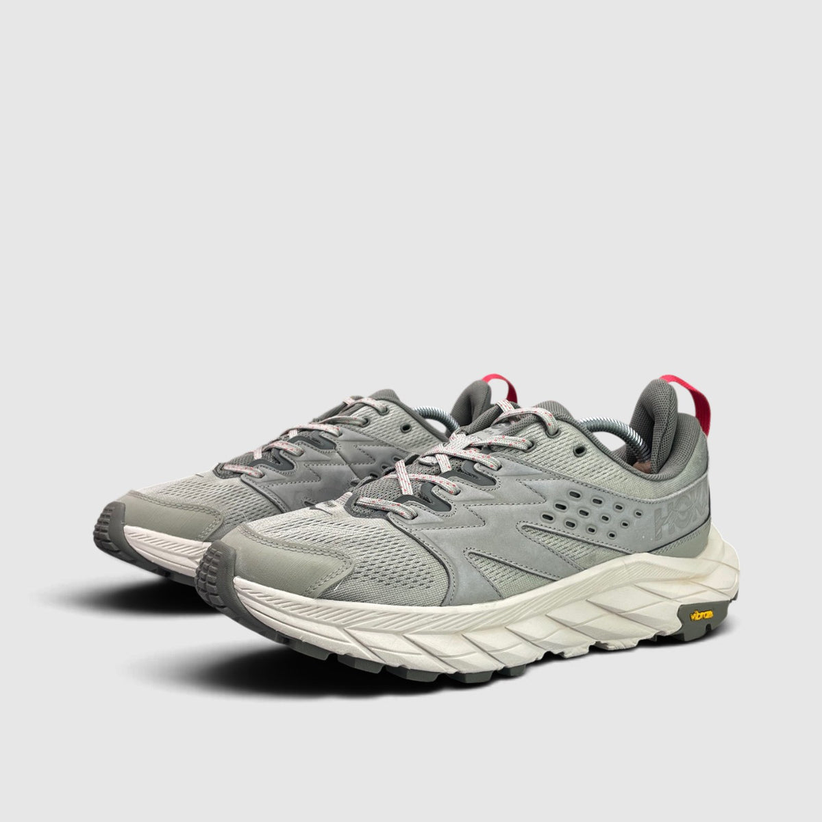 Hoka Anacapa Breeze Low, trekkingi męskie w bardzo dobrym stanie rozmiar 44, para butów