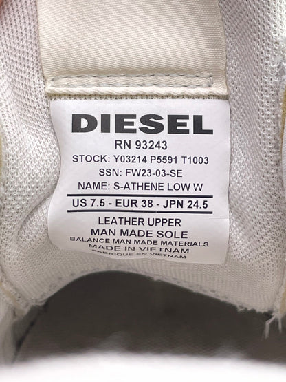 Diesel S-Athene Low — buty sportowe damskie w bardzo dobrym stanie rozmiar 38, etykieta z kodem modelu 93243