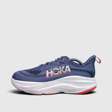 Hoka Skyflow Wide, buty sportowe damskie w bardzo dobrym stanie rozmiar 40, boczny profil, lewa strona