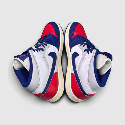 Nike Air Jordan 1 Mid Rare Air, buty sportowe męskie w bardzo dobrym stanie rozmiar 45, widok z góry