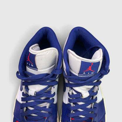 Nike Air Jordan 1 Mid Rare Air, buty sportowe męskie w bardzo dobrym stanie rozmiar 45, widok z góry
