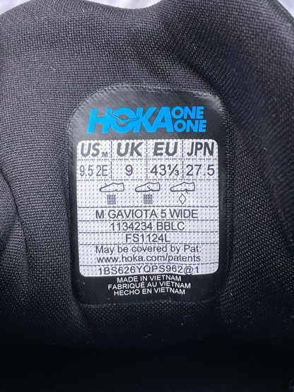 Hoka Gaviota 5 Wide — buty sportowe męskie nowe rozmiar 43, etykieta z kodem modelu 1134234BBLC
