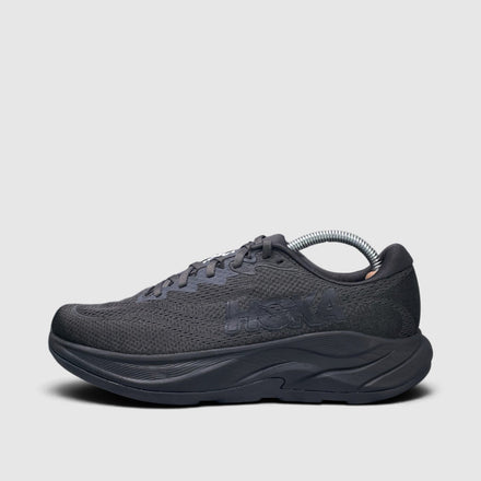 Hoka Rincon 4, buty sportowe męskie w bardzo dobrym stanie rozmiar 42 2/3, boczny profil, lewa strona