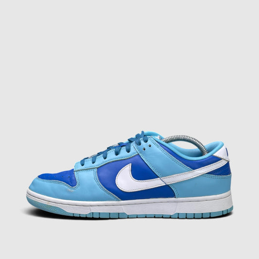 Nike Dunk Low Argon, buty sportowe męskie w bardzo dobrym stanie rozmiar 43, boczny profil, lewa strona