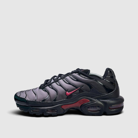 Nike Air Max Plus Pencil Point, buty sportowe męskie w bardzo dobrym stanie rozmiar 45.5, boczny profil, lewa strona