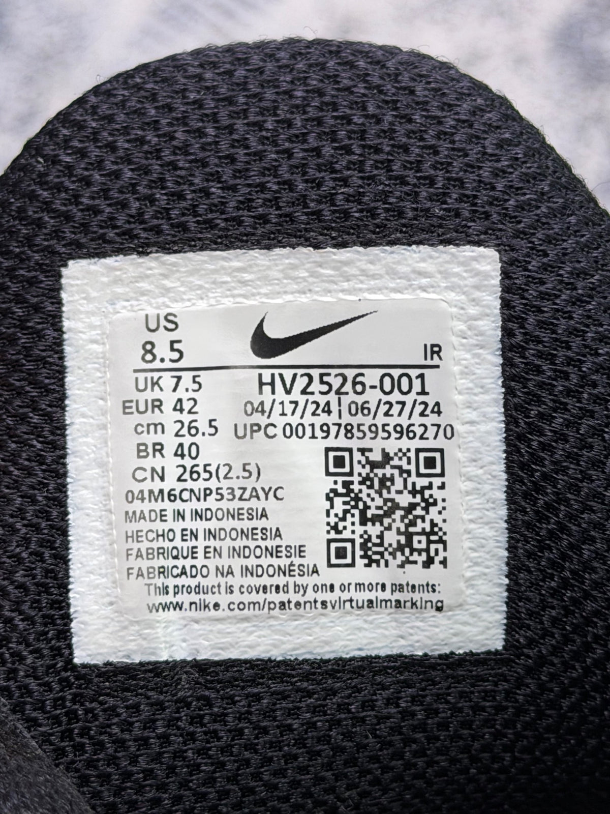 Nike Air Max Plus Baltic Blue / Safety Orange, buty sportowe męskie w bardzo dobrym stanie rozmiar 42, etykieta z kodem modelu HV2526-001