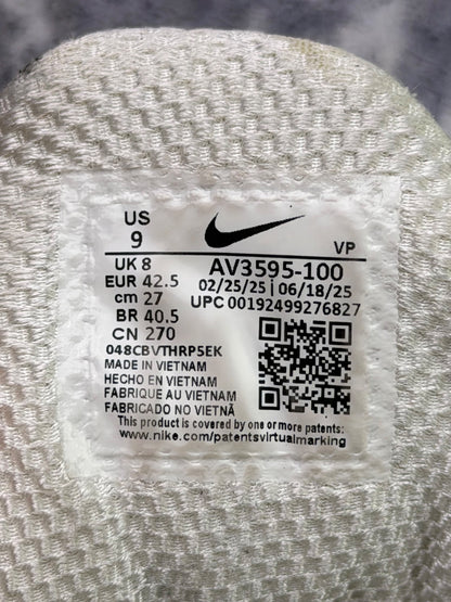 Nike Shox TL Metallic Silver, buty sportowe męskie w bardzo dobrym stanie rozmiar 42.5, etykieta z kodem modelu AV3595-100