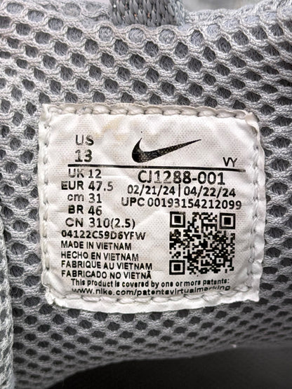 Nike Air Zoom Spiridon Cage 2 Metallic Silver, buty sportowe męskie w bardzo dobrym stanie rozmiar 47.5, etykieta z kodem modelu CJ1288-001