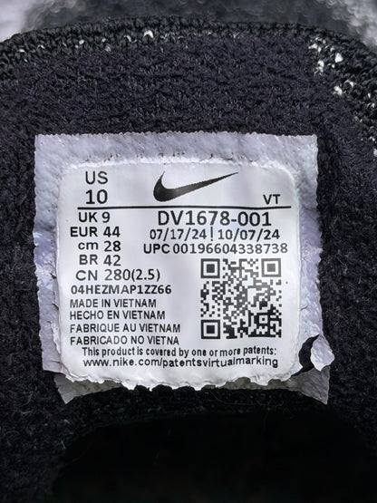 Nike Air VaporMax 2023 Flyknit Oreo, buty sportowe męskie w bardzo dobrym stanie rozmiar 44, etykieta z kodem modelu DV1678-001