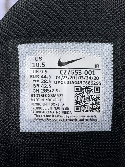 Nike Air Max Plus, buty sportowe męskie w bardzo dobrym stanie rozmiar 44.5, etykieta z kodem modelu CZ7553-001