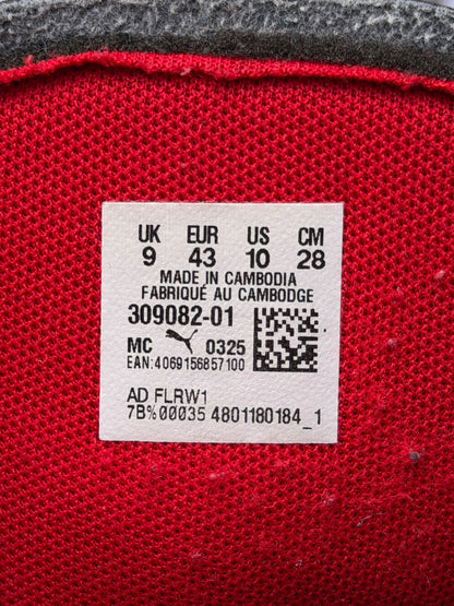 Puma Scuderia Ferrari Neo Cat 3.0, buty sportowe męskie w bardzo dobrym stanie rozmiar 43, etykieta z kodem modelu 309082-01