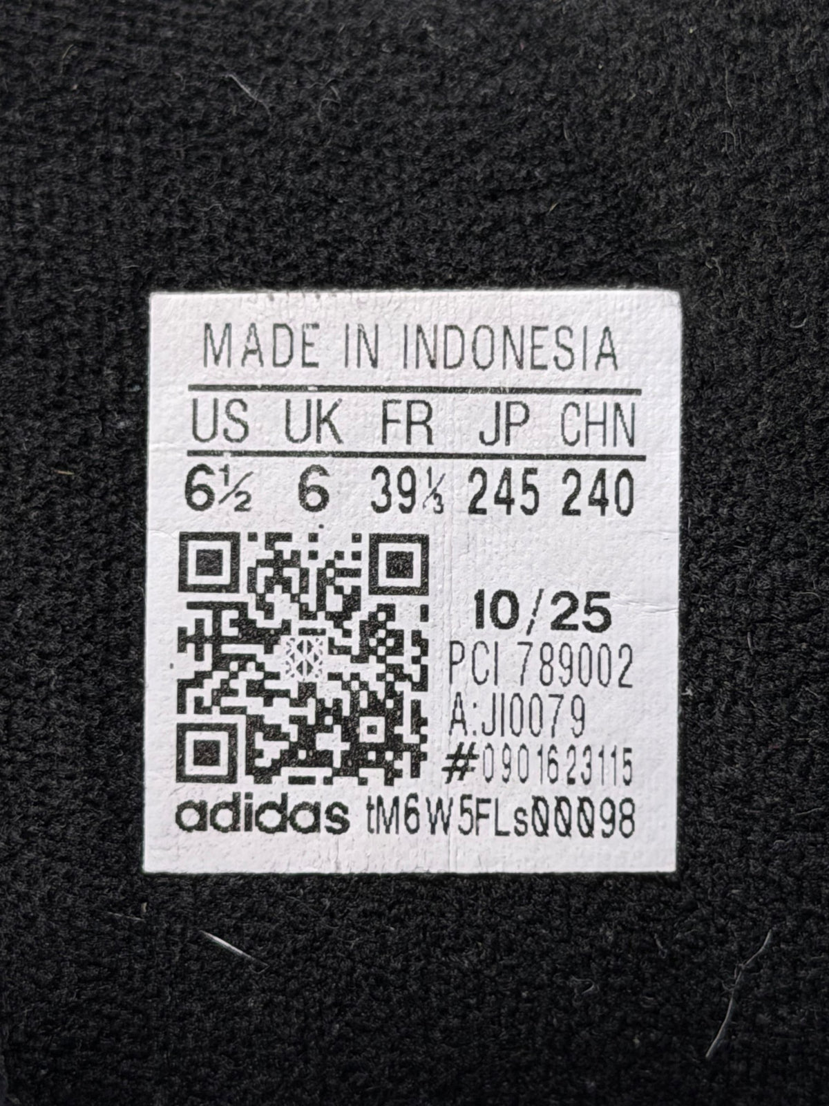Adidas Superstar II Black White, buty sportowe damskie w bardzo dobrym stanie rozmiar 39 1/3, etykieta z kodem modelu JI0079