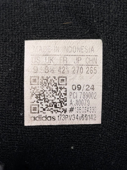Adidas Superstar II Black White, buty sportowe męskie w bardzo dobrym stanie rozmiar 42 2/3, etykieta z kodem modelu JI0079