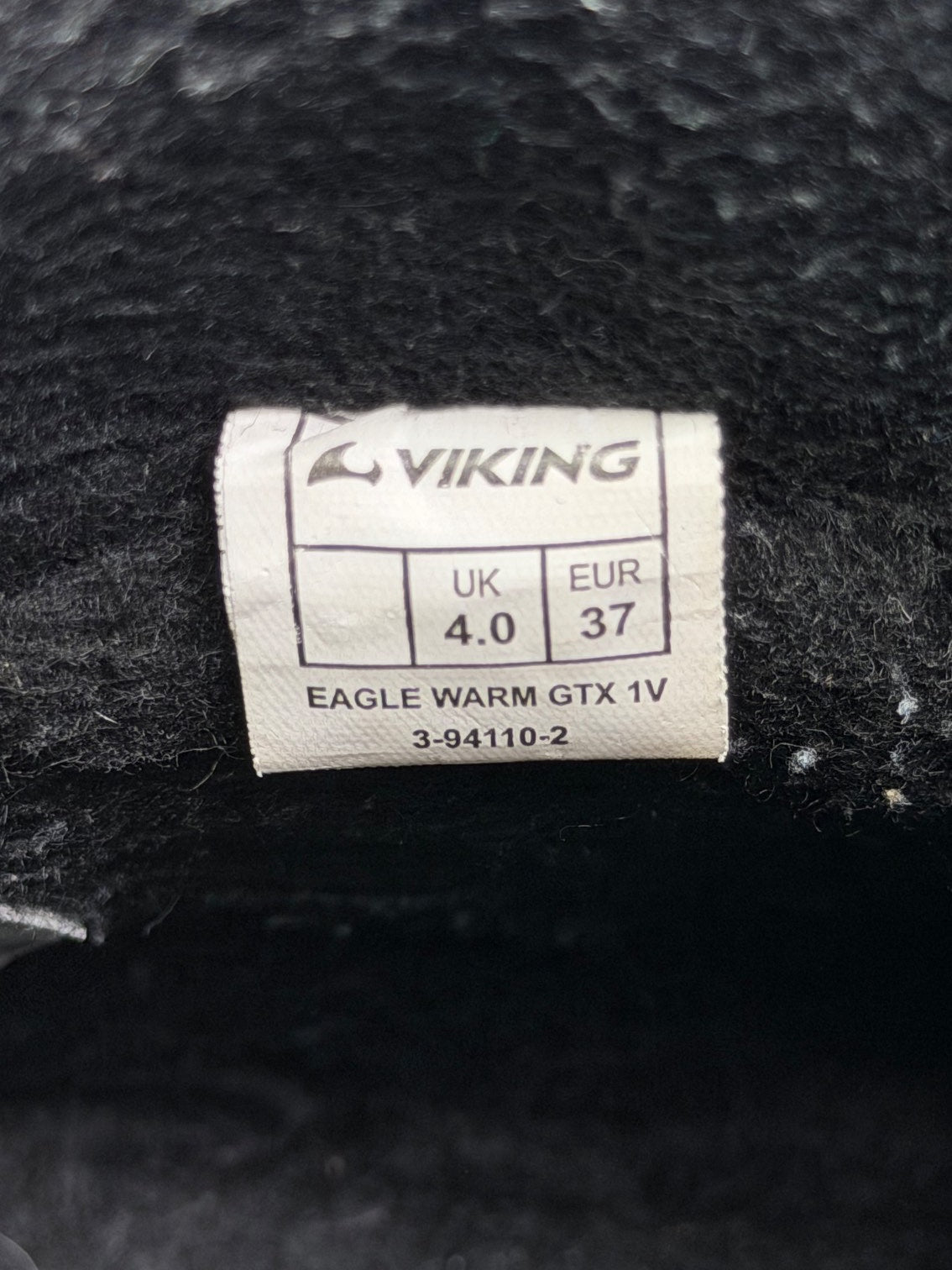 Viking Gtx High Top Suede Shoes, buty sportowe damskie w bardzo dobrym stanie rozmiar 37, etykieta z kodem modelu 3-94110-2