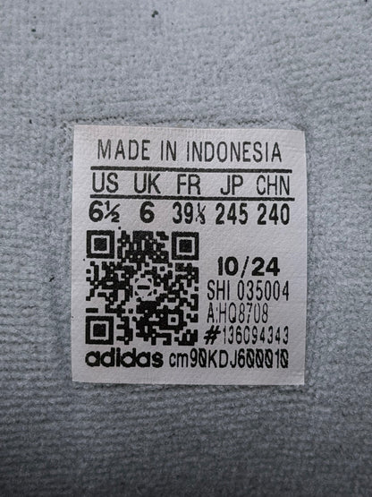 Adidas Campus Black White Gum, buty sportowe damskie w bardzo dobrym stanie rozmiar 39 1/3, etykieta z kodem modelu HQ8708