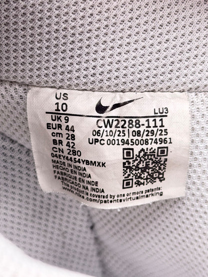 Nike Air Force 1 Low Triple White, buty sportowe męskie w bardzo dobrym stanie rozmiar 44, etykieta z kodem modelu CW2288-111