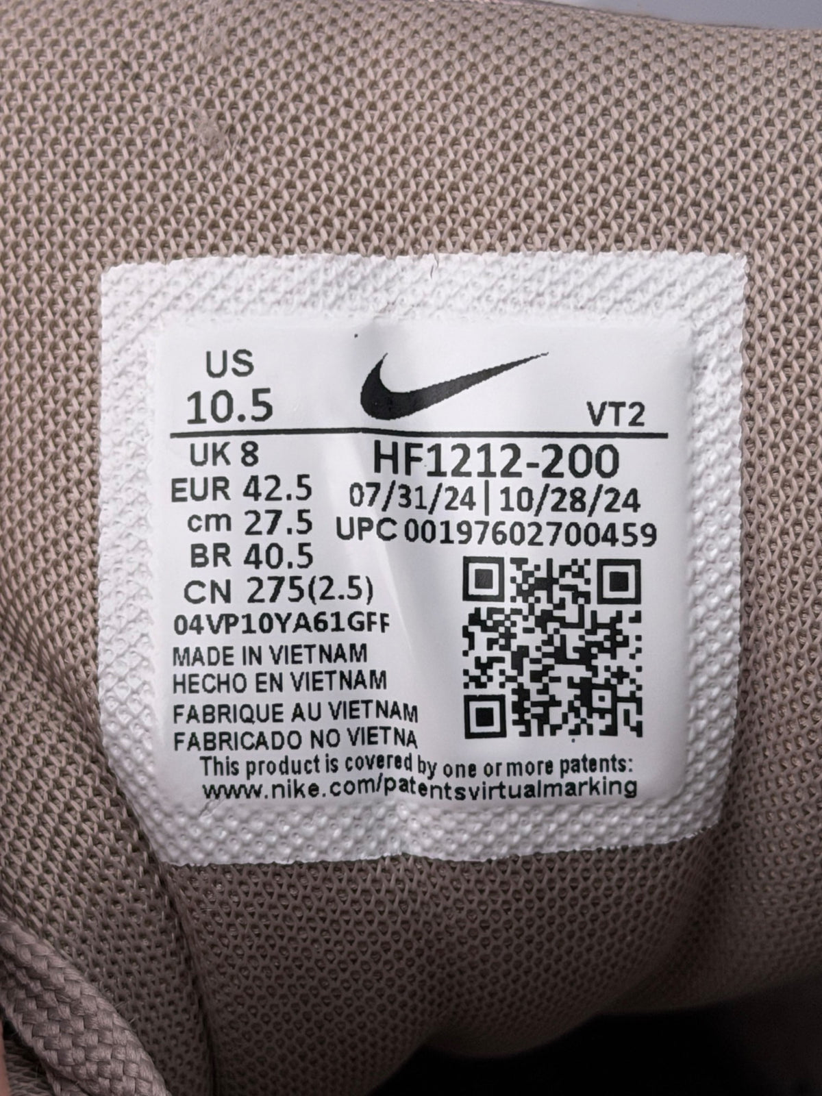 Nike Air Max 90 SE Tan Snakeskin, buty sportowe męskie w bardzo dobrym stanie rozmiar 42.5, etykieta z kodem modelu HF1212-200
