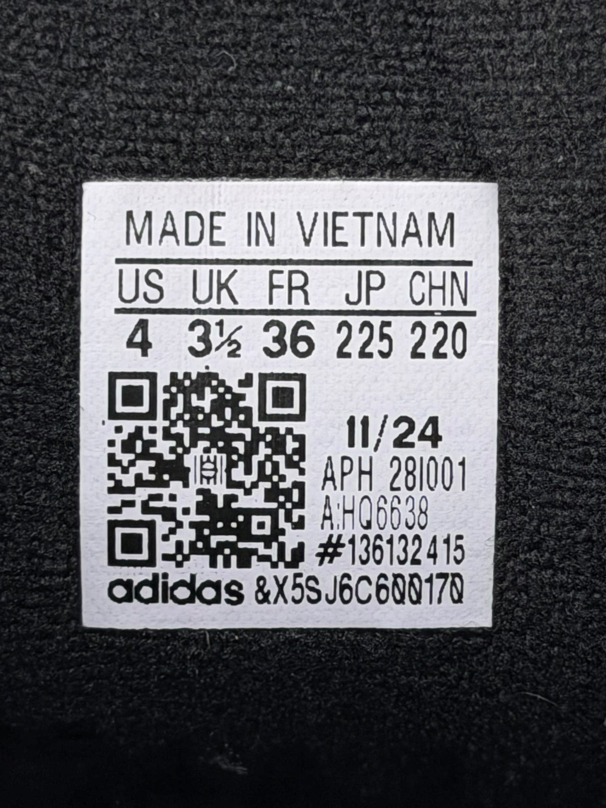 Adidas Campus 00s, buty sportowe damskie w bardzo dobrym stanie rozmiar 36, etykieta z kodem modelu HQ6638