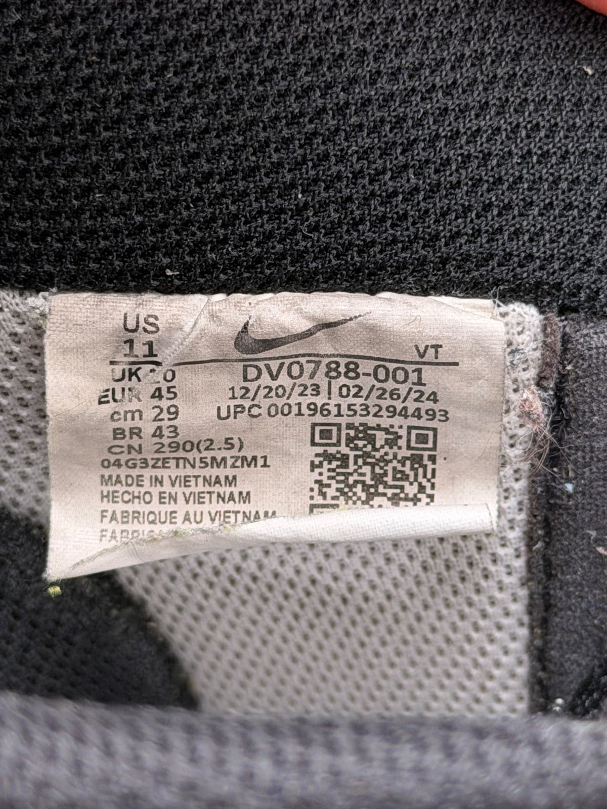 Nike Air Force 1 ’07 Panda, buty sportowe męskie w bardzo dobrym stanie rozmiar 45, etykieta z kodem modelu DV0788-001