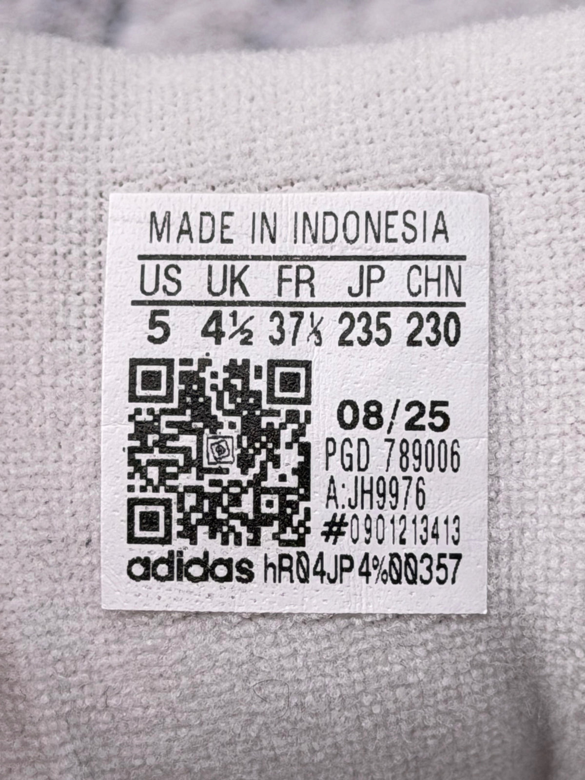 Adidas Superstar II Cloud White Black, buty sportowe damskie w bardzo dobrym stanie rozmiar 37 1/3, etykieta z kodem modelu JH9976