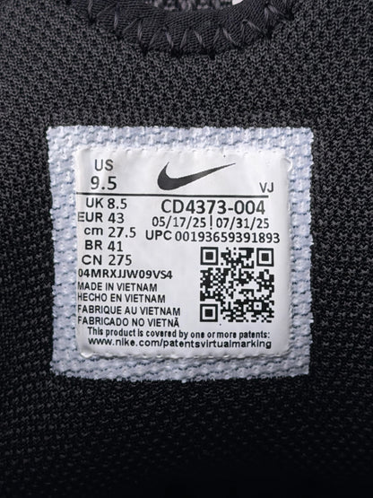 Nike React Vision Triple Black, buty sportowe męskie w bardzo dobrym stanie rozmiar 43, etykieta z kodem modelu CD4373-004