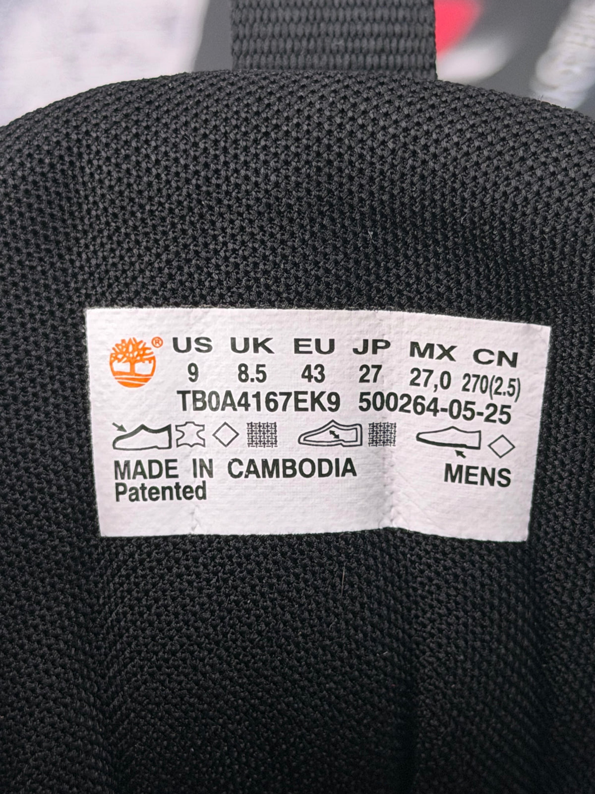 Timberland Motion Windsor Mid, buty sportowe męskie w bardzo dobrym stanie rozmiar 43, etykieta z kodem modelu TB0A4167EK9