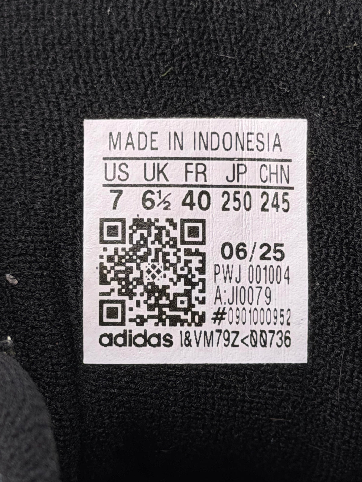 Adidas Superstar II Black White, buty sportowe damskie w bardzo dobrym stanie rozmiar 40, etykieta z kodem modelu JI0079