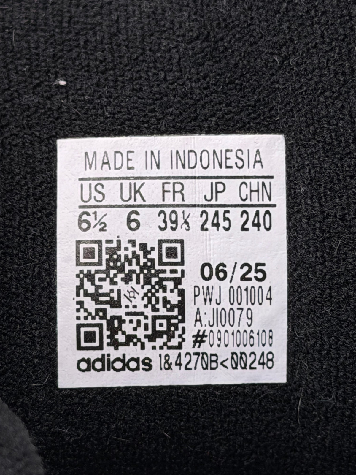 Adidas Superstar II Black White, buty sportowe damskie w bardzo dobrym stanie rozmiar 39 1/3, etykieta z kodem modelu JI0079