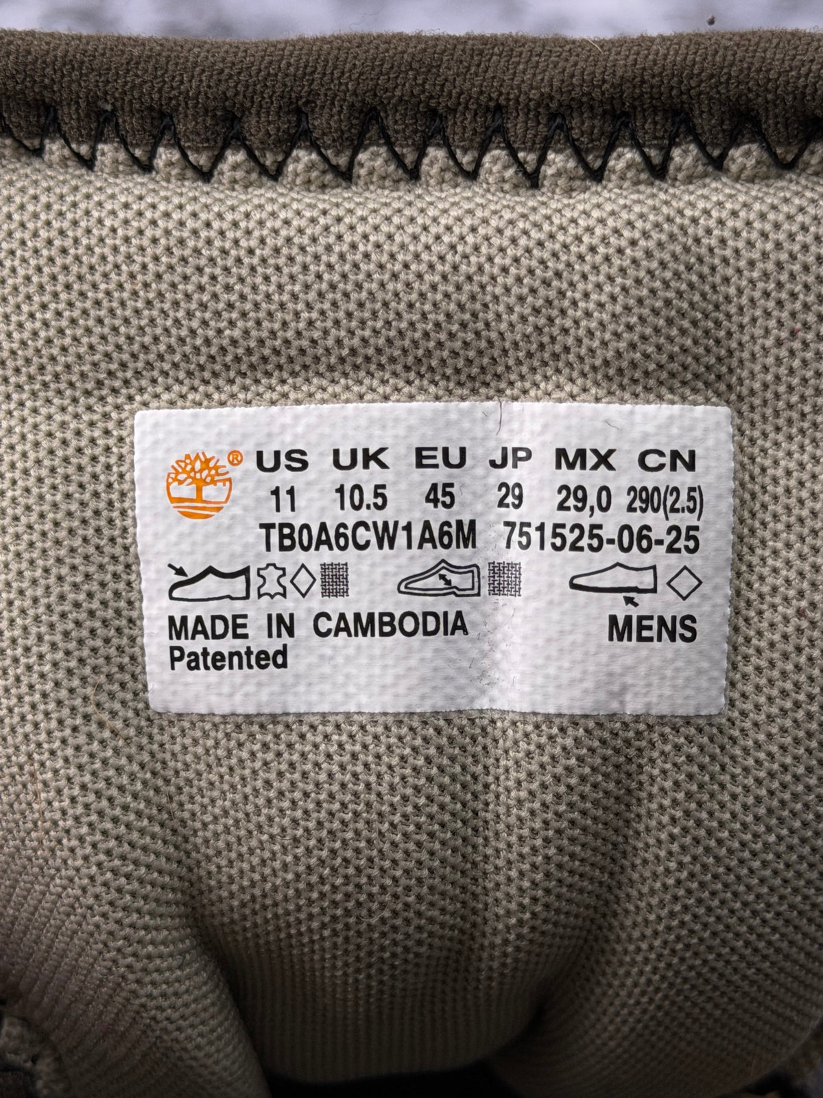 Timberland GreenStride Motion 6 Mid, trekkingi męskie w bardzo dobrym stanie rozmiar 45, etykieta z kodem modelu TB0A6CW1A6M