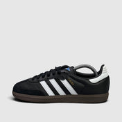 Adidas Samba OG Black Gum, buty sportowe damskie w bardzo dobrym stanie rozmiar 38, boczny profil, lewa strona