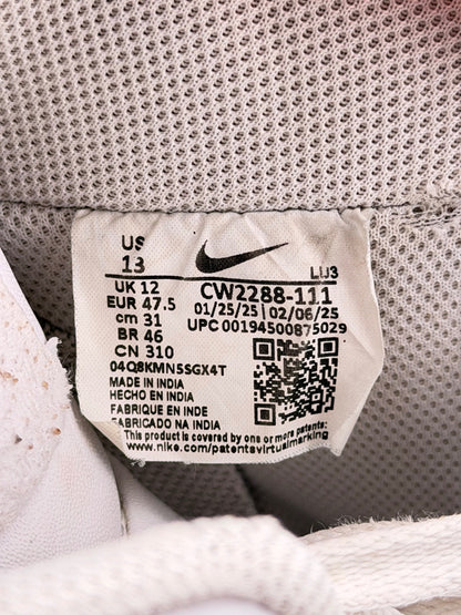 Nike Air Force 1 Low Triple White, buty sportowe męskie w zadowalającym stanie rozmiar 47.5, etykieta z kodem modelu CW2288-111
