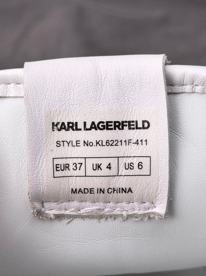 Karl Lagerfeld Sneakers, buty sportowe damskie w bardzo dobrym stanie rozmiar 37, etykieta z kodem modelu KL62211F-411