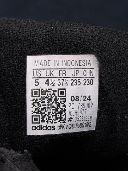 Adidas Superstar II Black White, buty sportowe damskie w bardzo dobrym stanie rozmiar 37 1/3, etykieta z kodem modelu JH9977