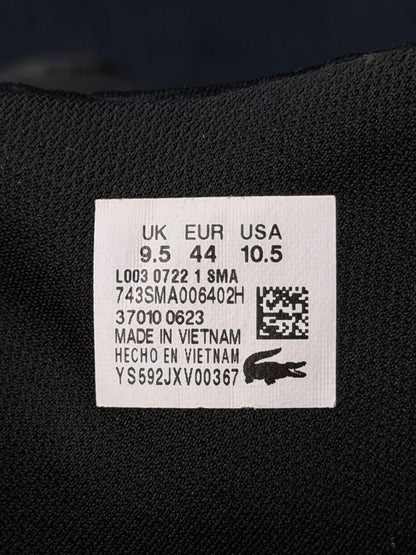 Lacoste Loo3, buty sportowe męskie w bardzo dobrym stanie rozmiar 44, etykieta z kodem modelu L00307221SMA