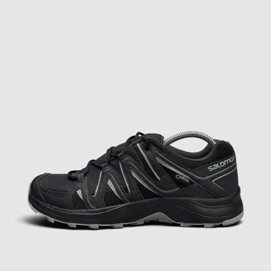 Salomon XA Pro 3D Ultra GTX Flash Yellow, trekkingi męskie w bardzo dobrym stanie rozmiar 42, boczny profil, lewa strona