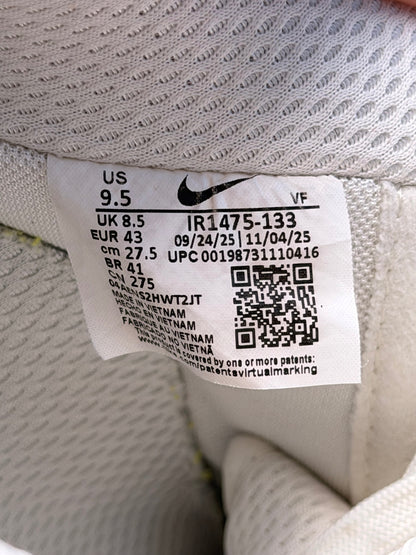 Nike Air Force 1 '07 LV8, buty sportowe męskie w bardzo dobrym stanie rozmiar 43, etykieta z kodem modelu IR1475-133