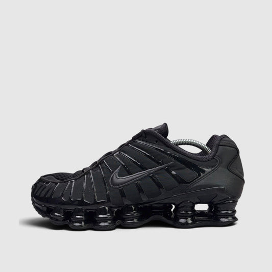 Nike Shox TL Metallic Hematite, buty sportowe męskie w bardzo dobrym stanie rozmiar 44.5, boczny profil, lewa strona