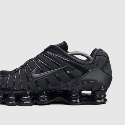 Nike Shox TL Metallic Hematite, buty sportowe męskie w bardzo dobrym stanie rozmiar 44.5, boczny profil, lewa strona