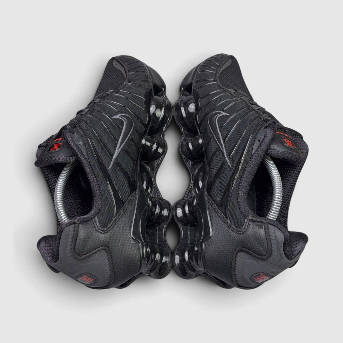 Nike Shox TL Metallic Hematite, buty sportowe męskie w bardzo dobrym stanie rozmiar 44.5, widok z góry