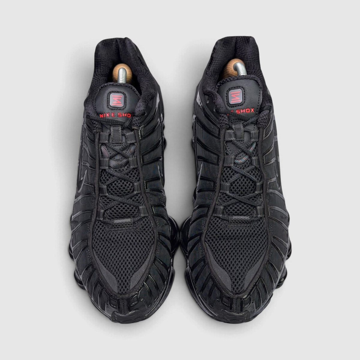 Nike Shox TL Metallic Hematite, buty sportowe męskie w bardzo dobrym stanie rozmiar 44.5, widok z góry