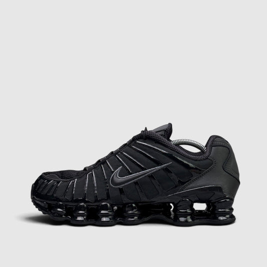 Nike Shox TL Metallic Hematite, buty sportowe męskie w bardzo dobrym stanie rozmiar 44.5, boczny profil, lewa strona